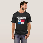 Flag Panama Cool Panamaflaggen Geschenk Top T-Shir (Vorne ganz)