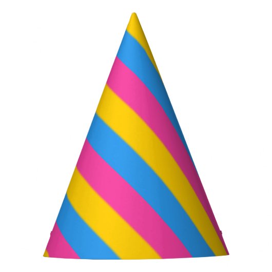 Flag Pansexual Prilag Partyhütchen (Vorderseite)