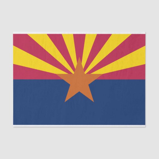 Flag-Papier für den Staat Arizona Seidenpapier (Vorderseite)
