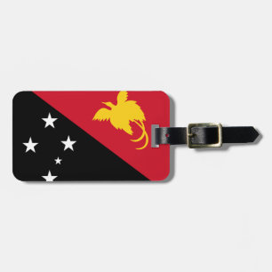 Flag Papua Neue Guinea Einfache ID Persönliche Dat Gepäckanhänger