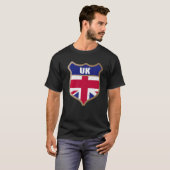Flag Patch für Englisch und W T-Shirt (Vorne ganz)