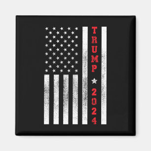 Flag Patriotic 4. Juli Trump 2024 Magnet