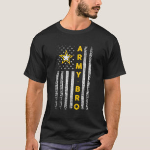 Flag Patriotic Army Brother United Staaten T-Shirt