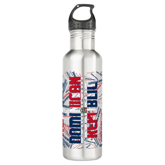 Flag Patriotic Edelstahlflasche (Vorderseite)