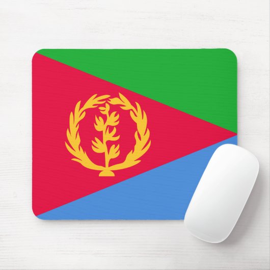 Flag Patriotic Eritrea Mousepad (Mit Mouse)