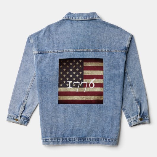 Flag Patriotic Jeansjacke (Rückseite)