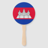 Flag Patriotic Kambodscha Fächer (Rückseite)