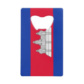 Flag Patriotic Kambodscha Geldbeutel Flaschenöffner (Vorderseite)
