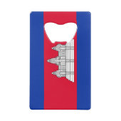 Flag Patriotic Kambodscha Geldbeutel Flaschenöffner (Rückseite)