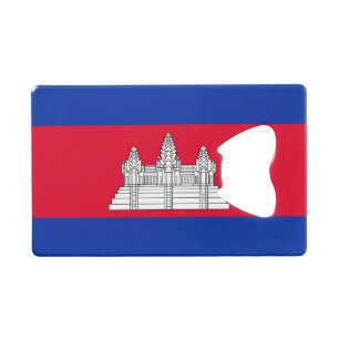 Flag Patriotic Kambodscha Geldbeutel Flaschenöffner