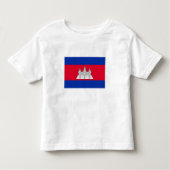 Flag Patriotic Kambodscha Kleinkind T-shirt (Vorderseite)