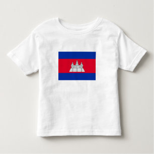 Flag Patriotic Kambodscha Kleinkind T-shirt