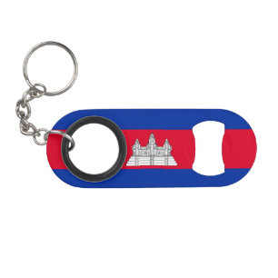 Flag Patriotic Kambodscha Mini Flaschenöffner