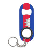 Flag Patriotic Kambodscha Mini Flaschenöffner (Vorderseite)