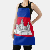 Flag Patriotic Kambodscha Schürze (InSitu)