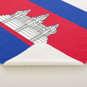 Flag Patriotic Kambodscha Sherpadecke (3/4)