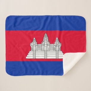 Flag Patriotic Kambodscha Sherpadecke