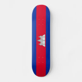 Flag Patriotic Kambodscha Skateboard (Vorderseite)