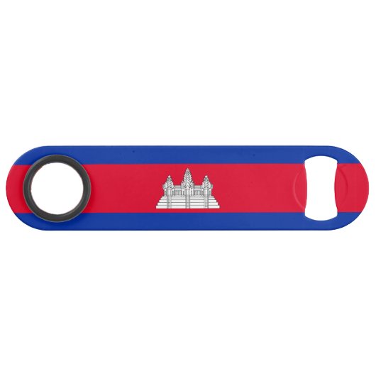 Flag Patriotic Kambodscha Speed Flaschenöffner (Vorderseite (Horizontal))