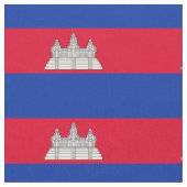 Flag Patriotic Kambodscha Stoff (Nahaufnahme)
