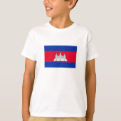 Flag Patriotic Kambodscha T-Shirt (Vorderseite)