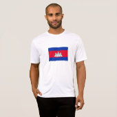 Flag Patriotic Kambodscha T-Shirt (Vorne ganz)