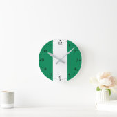 Flag Patriotic Nigeria Runde Wanduhr (Zuhause)