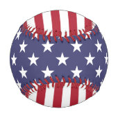 Flag Patriotic Red White Blue US Flagge Baseball (Rückseite)