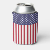 Flag Patriotic Red White Blue US Flagge Dosenkühler (Kanne Rückseite)