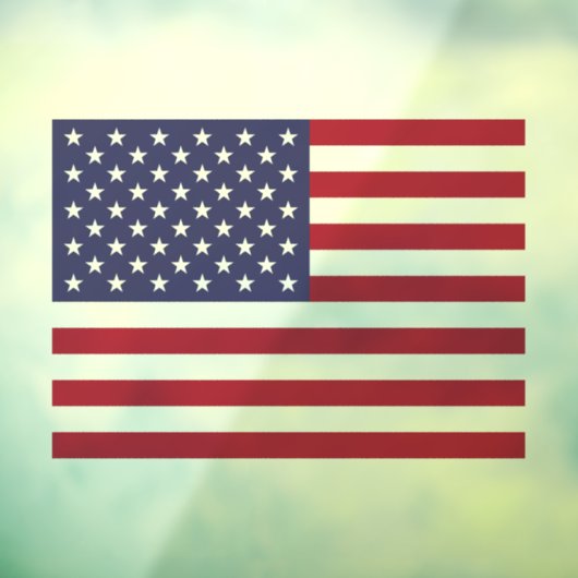 Flag Patriotic Red White Blue US Flagge Fensteraufkleber (Blatt 3)