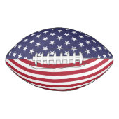 Flag Patriotic Red White Blue US Flagge Football (Vorderseite)
