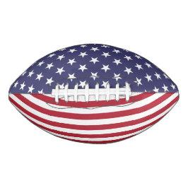 Flag Patriotic Red White Blue US Flagge Football