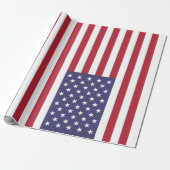 Flag Patriotic Red White Blue US Flagge Geschenkpapier (Ungerollt)