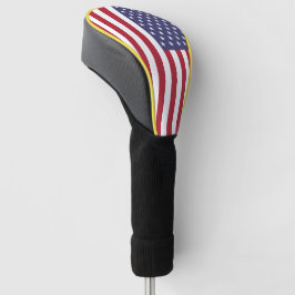 Flag Patriotic Red White Blue US Flagge Golf Headcover