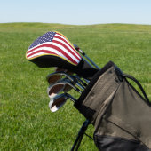Flag Patriotic Red White Blue US Flagge Golf Headcover (In SItu)
