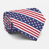 Flag Patriotic Red White Blue US Flagge Krawatte (Gerollt)