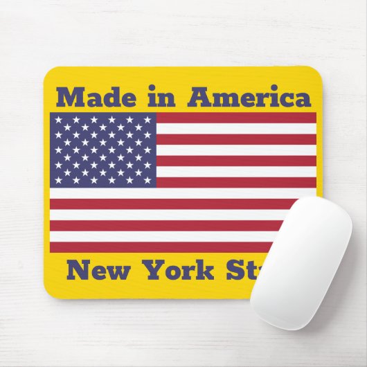 Flag Patriotic Red White Blue US Flagge Mousepad (Mit Mouse)