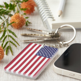 Flag Patriotic Red White Blue US Flagge Schlüsselanhänger