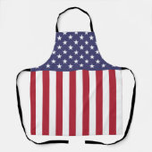Flag Patriotic Red White Blue US Flagge Schürze (Vorderseite)