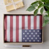 Flag Patriotic Red White Blue US Flagge Seidenpapier (Geschenk)