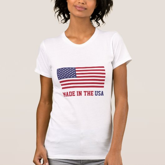 Flag Patriotic Red White Blue US Flagge T-Shirt (Vorderseite)