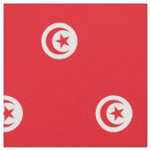 Flag Patriotic Tunesien Stoff (Nahaufnahme)