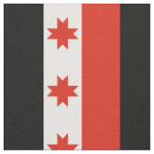 Flag Patriotic Udmurtia Stoff (Nahaufnahme)