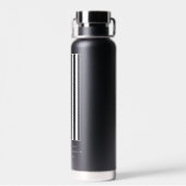 Flag "personalisierter Feuerwehrmann mit dünner ro Trinkflasche (Rückseite)