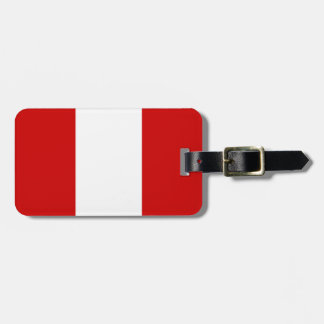 Flag Peru Easy ID Personal Gepäckanhänger