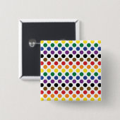 Flag Philadelphia Rainbow Pride Button (Vorne & Hinten)