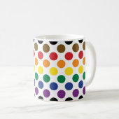 Flag Philadelphia Rainbow Pride Kaffeetasse (VorderseiteRechts)