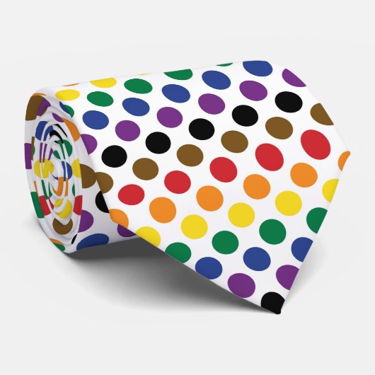 Flag Philadelphia Rainbow Pride Krawatte (Gerollt)