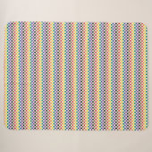 Flag Philadelphia Rainbow Pride Sherpadecke (Vorderseite (Horizontal))
