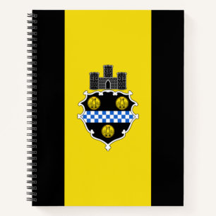 Flag Pittsburgh, Pennsylvania Notebook Notizblock